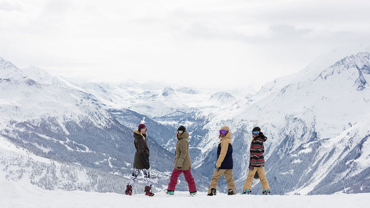 Crew in the snow