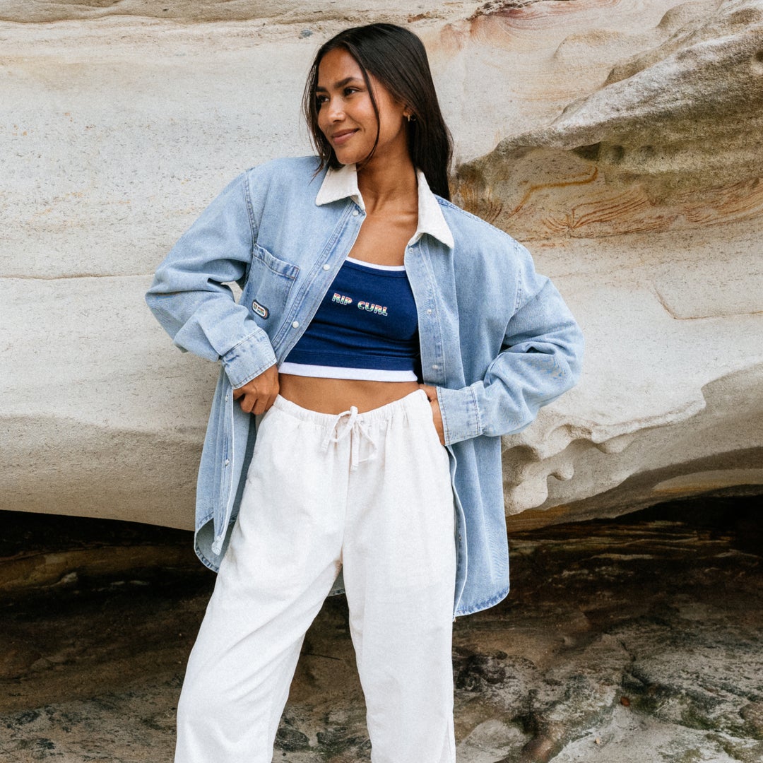 Surf Side Relaxed Denim Shirt – Rip Curl