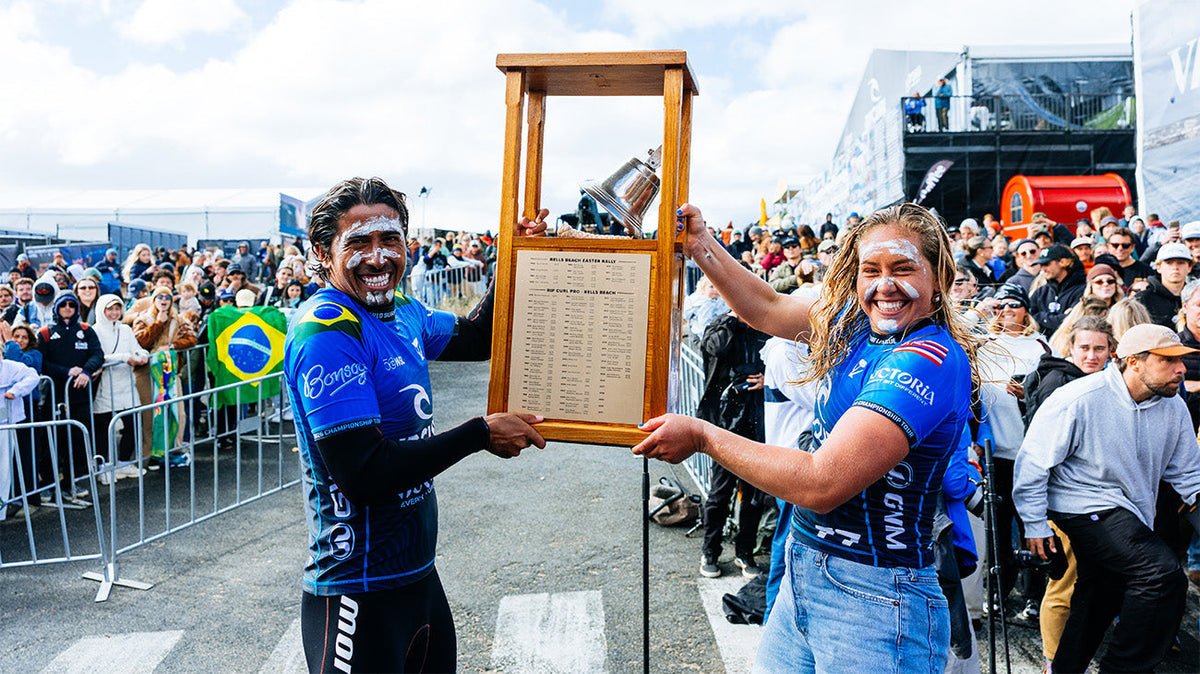 Gabriela Bryan and Miguel Pupo Win 2026 Rip Curl Pro Bells Beach