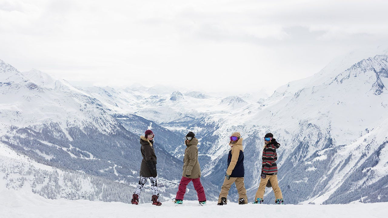 Crew in the snow