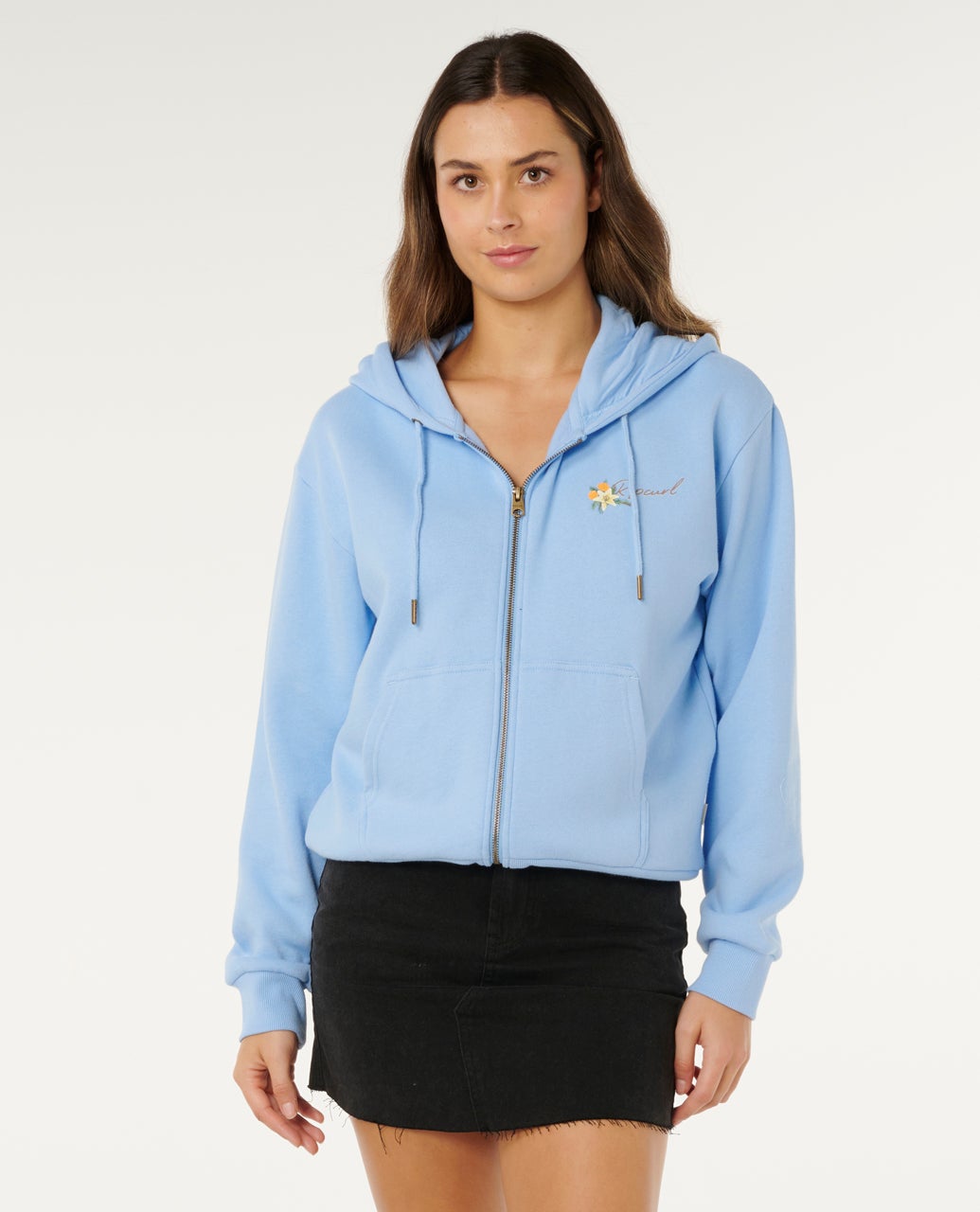 Poolside Zip Through Relaxed Hood – Rip Curl