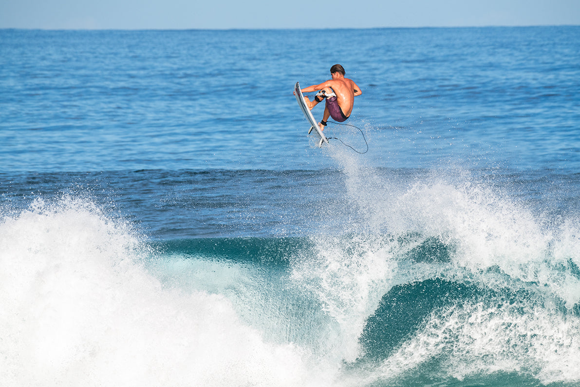 Big aerial by the surfer Morgan Cibilic