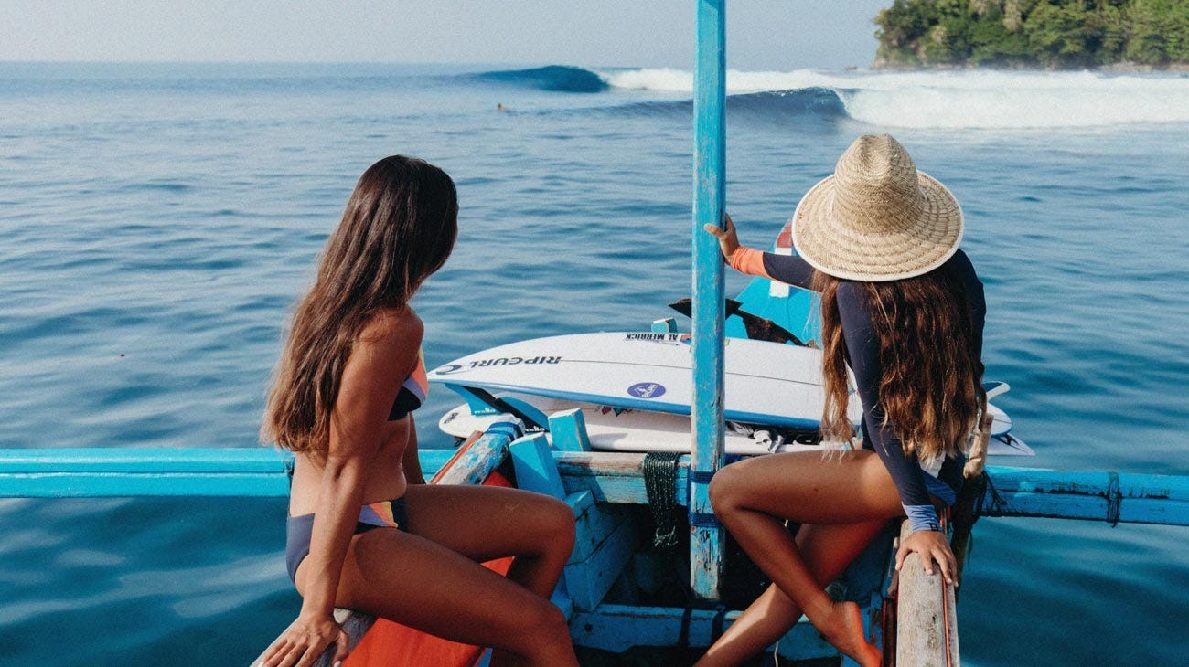 Diah Rahayu and Taina Izquierdo on The Search, 2022.