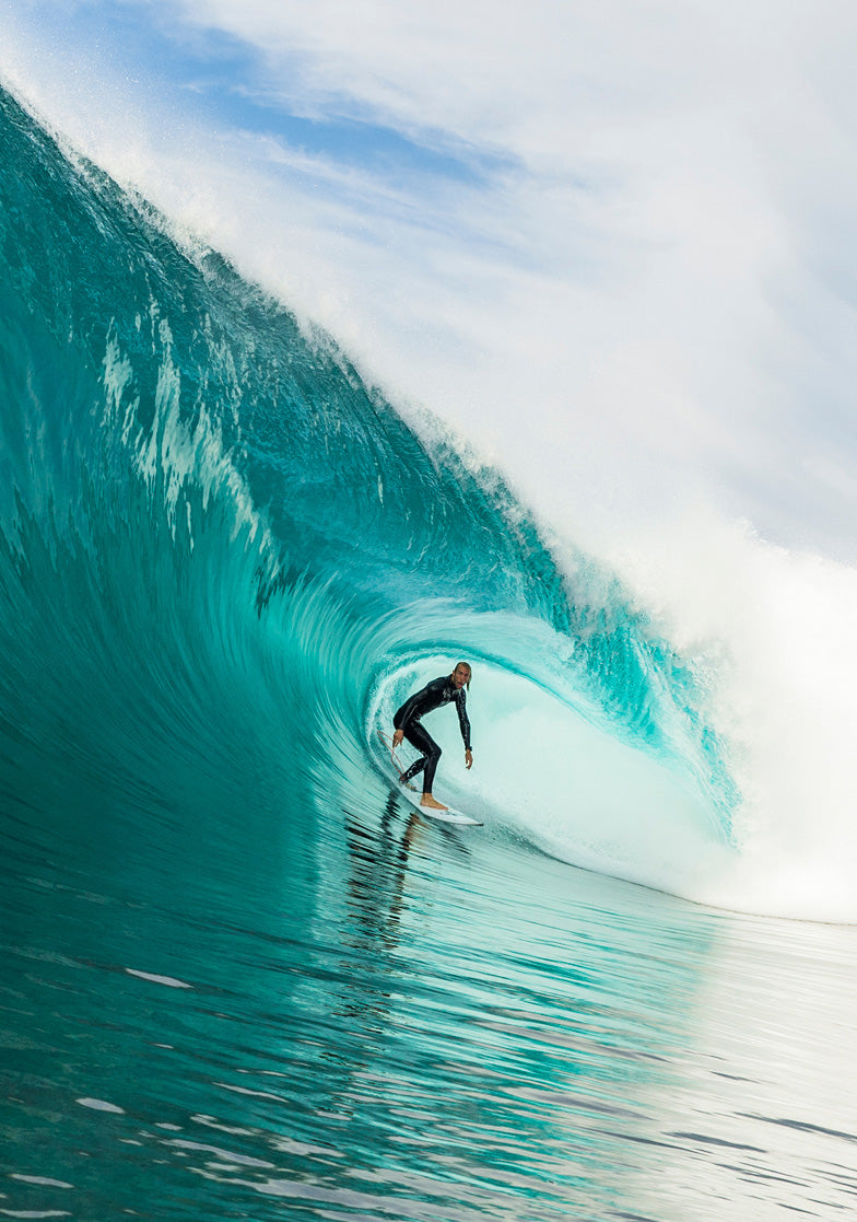 Owen Wright surfing in Fiji